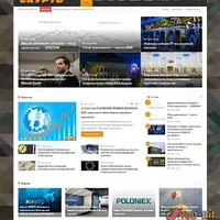Автонаполняемый новостной финансовый сайт Криптовалюты