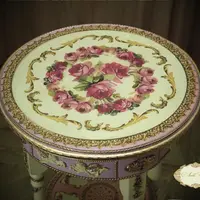 Кофейный столик "Ванильная роза"