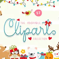 Коллекция очаровательного клипарта