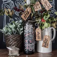 Леттеринг на бутылке