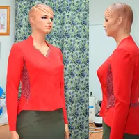 Нарядная блузка с баской