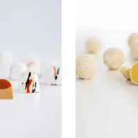 Ганаш «Персик – карамель» и трюфель «Манго – маракуйя»