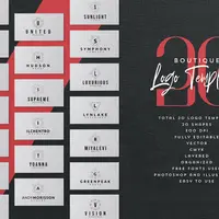 Огромный набор из 600 логотипов