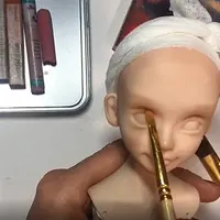 Мастер-класс по росписи кукольного лица