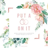 Более 2000 Графических Элементов Акварели Ручной Работы