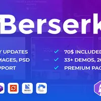 Berserk - Multipurpose & Commerce Template with Page Builder