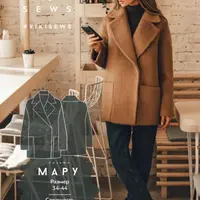 Выкройки пальто Мару, пуховика Йока, пальто Диана, дубленки Элла