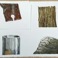 Магический реализм и Фактуры в акварели