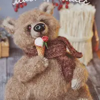 Вязаный медведь Миха Малинкин