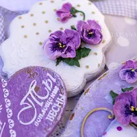Пряники Фиалки