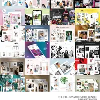 24 Набора из 522 Шаблонов для Instagram