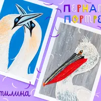 Пластилиновая живопись. Пернатые портреты