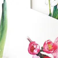 Весенняя ботаника. Акварельный марафон