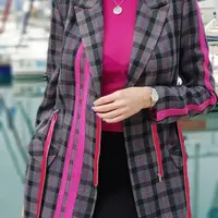 Женский жакет с кулисой