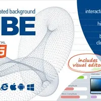 TUBE - Interactive Animated 3D Background