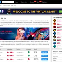 jGambling шаблон для гемблинг сайта