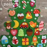 Новогодняя елочка из фетра