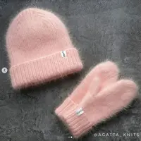 МК Favorite по вязанию комплекта: варежек и шапочки