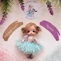 Мастер-класс брошь "Маленькая балерина"