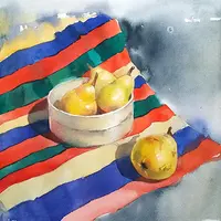 Дачные каникулы. Акварельный марафон