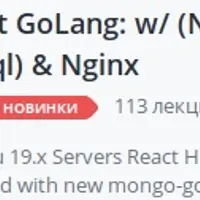 React GoLang: with Node Parcel Mongo Redis Mysql & Nginx