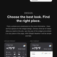 Weather Forecast - плагин прогноза погоды