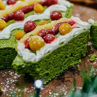 Безглютеновая елка с марципаном