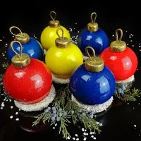 Муссовый десерт Новогодние шары