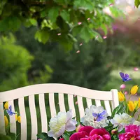 Фотошаблон "Весенний портрет"