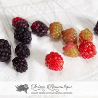 Ежевика из полимерной глины