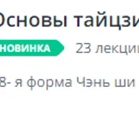 Основы тайцзицюань семьи Чэнь