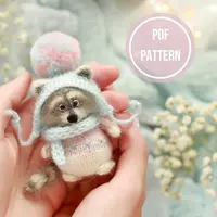 Мастер-класс по вязанию енота