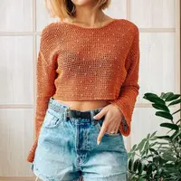 Топ с рукавами