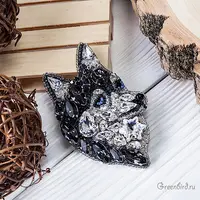 Брошь Хаски