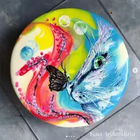 Роспись по зеркальной глазури