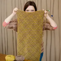 Японское вязание. Шарф