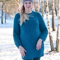 Свитер Водопад и кардиган Каньон