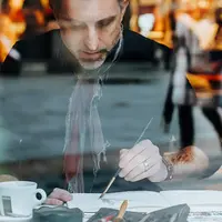 Архитектурные наброски акварелью и тушью