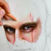 Портрет цветными карандашами с нуля. Часть 1