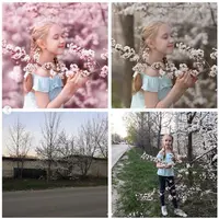 Съемки в цветущих садах