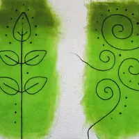 Создаем красочные стельки для валяных тапочек