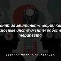 Понятия гештальт-теории как основные инструменты работы терапевта