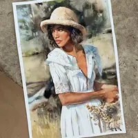 Девушка в соломенной шляпе