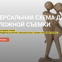 Универсальная схема для каталожной съемки