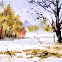 Деревья поздней осени