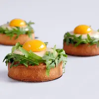 Тарталетка «Глазунья» веганское