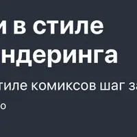 Как рисовать в стиле Комиксов - от эскиза до изображения