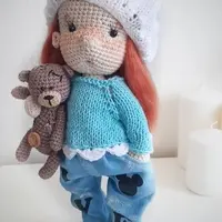 Вязание куклы малышки