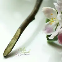 Яблоня из холодного фарфора