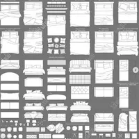 Набор для чертежей №1: спальня